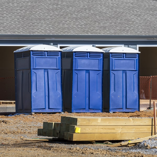 are there any restrictions on what items can be disposed of in the portable toilets in Troy Mills IA